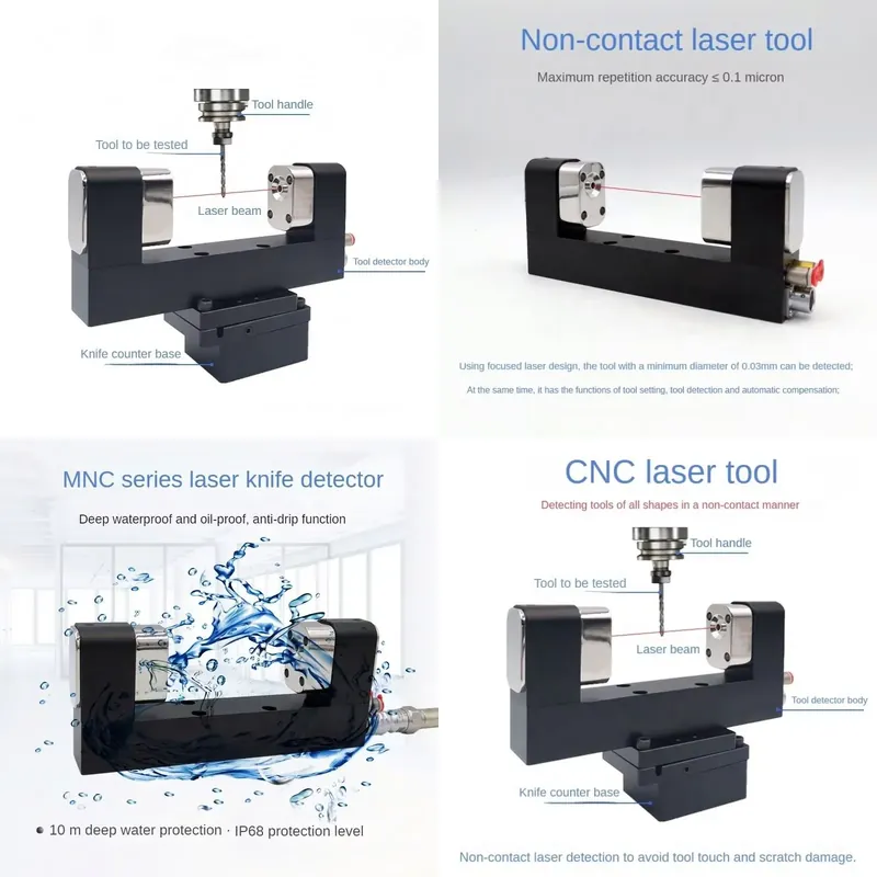 Cnc Milling Machine - Freze Tezgahı için Kompansasyonlu Takım Ayarlayıcı,