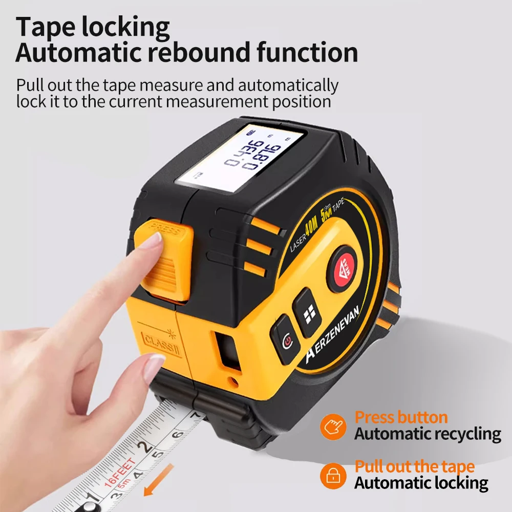 Industrial Laser Rangefinder - 80m Lazer Mezura Cihazı Lazer Mesafe