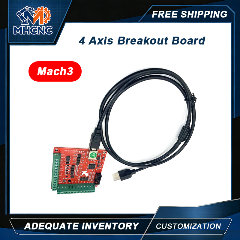 Breakout Board Mach3 - MHCNC USB Mach3 4 Eksenli Breakout