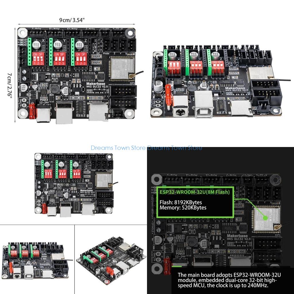 Laser Controller Board - HX6A MKS DLC32 V2.0 Masaüstü Gravür