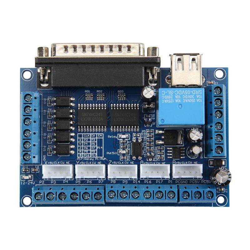 Breakout Board Mach3 - AT05-Sürücü Kartı MACH3 Gravür Makinesi 5