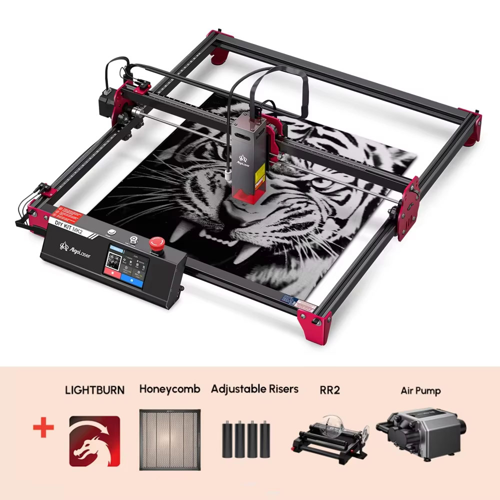 Industrial Laser Cutting Machines - Algolaser DIY KIT MK2 40*43cm CNC