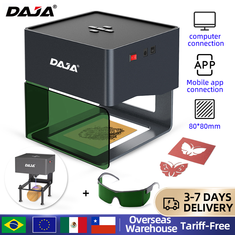 Industrial Laser Engraving Machine - DAJA DJ6 Mini Taşınabilir Lazer Gravür