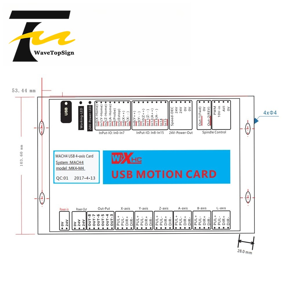 XHC Mach4 USB Breakout Board 3 - Breakout Board Mach3 incelemesi ve fiyatı