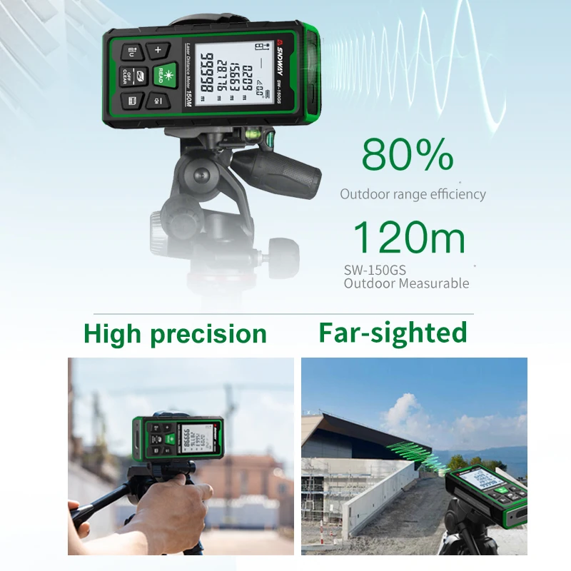 Yeşil Lazer Mesafe Ölçer Dijit - Industrial Laser Rangefinder incelemesi ve fiyatı