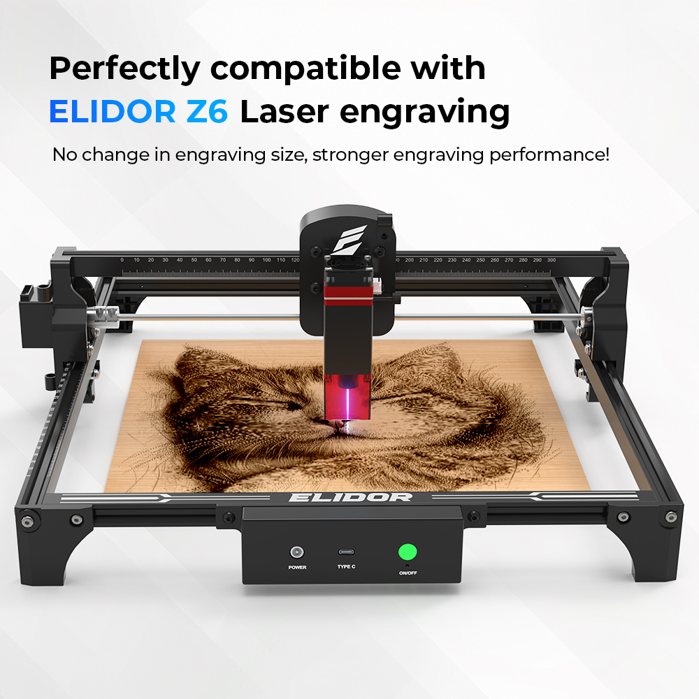 ELIDOR Z6 6W/12W Lazer Modülü  - Industrial Laser Engraving Machine incelemesi ve fiyatı
