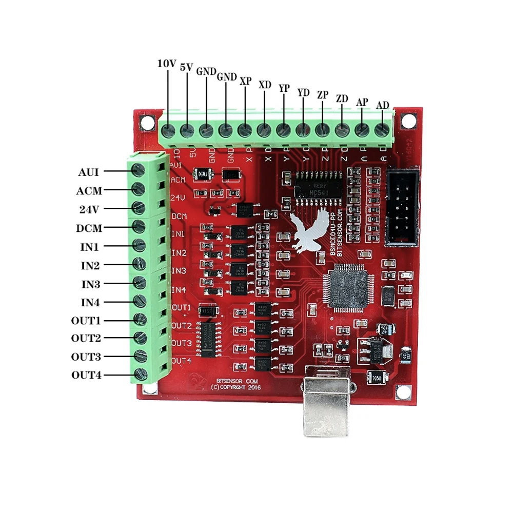 MHCNC USB Mach3 4 Eksenli Brea - Breakout Board Mach3 incelemesi ve fiyatı