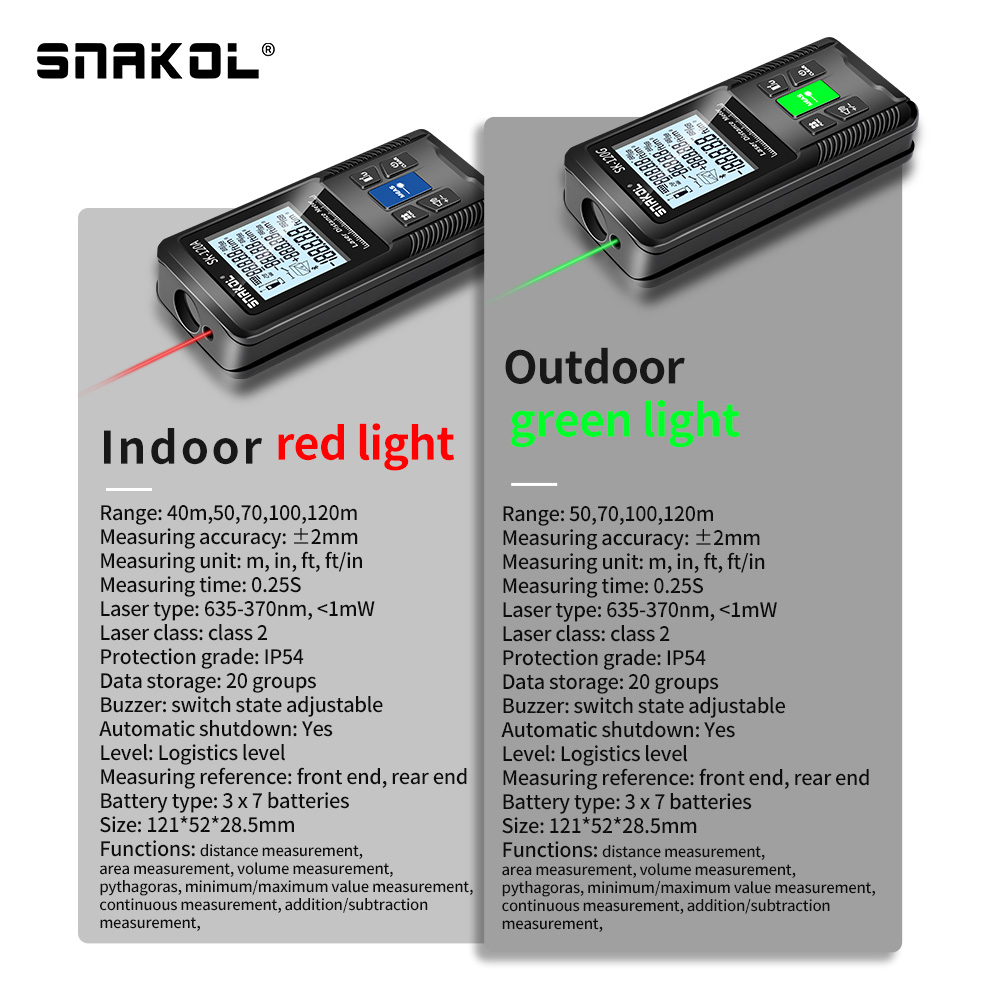 Snakol Lazer Mesafe Ölçer 40m  - Industrial Laser Rangefinder incelemesi ve fiyatı