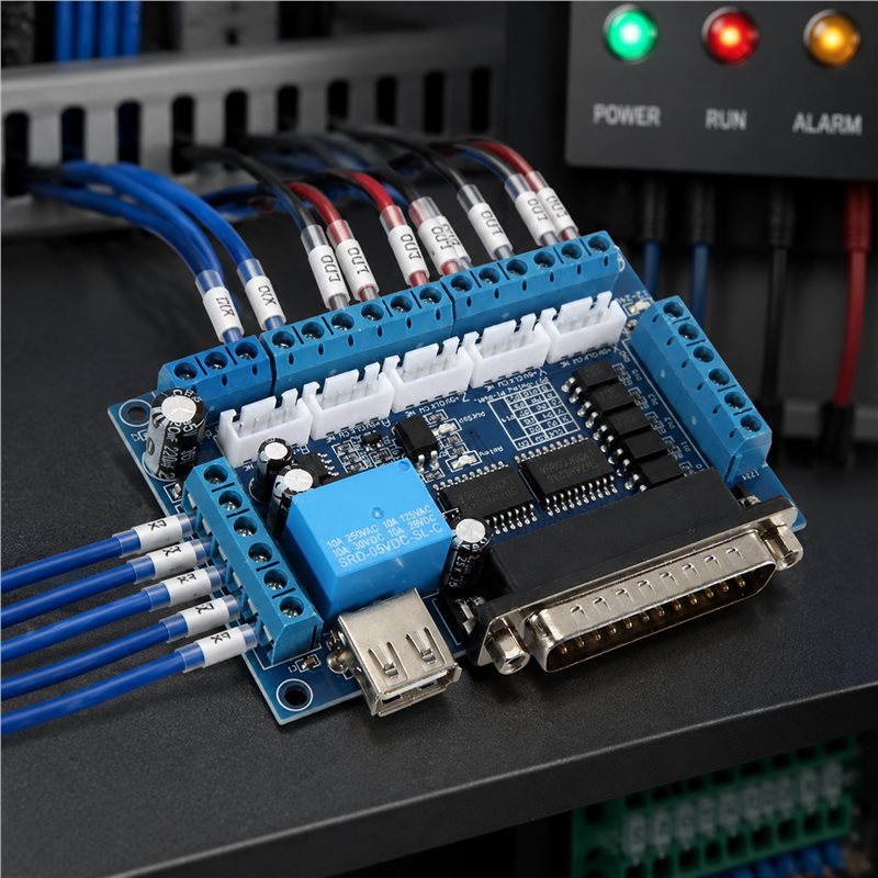 AT05-Sürücü Kartı MACH3 Gravür - Breakout Board Mach3 incelemesi ve fiyatı