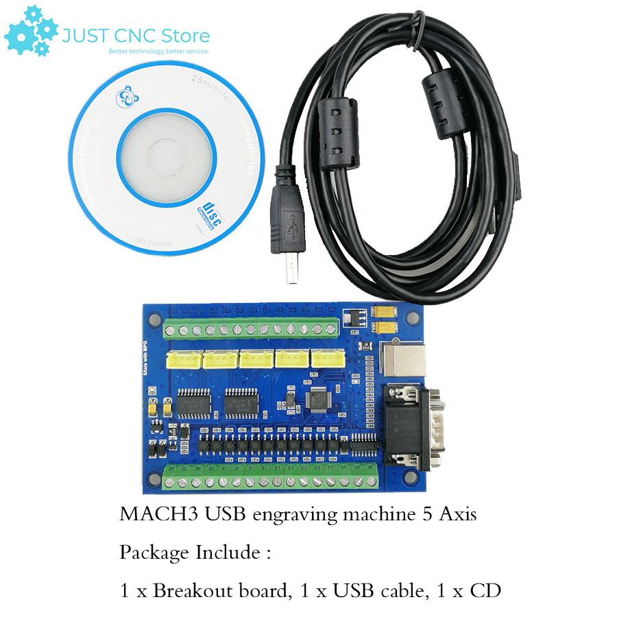 MACH3 USB CNC Sürücü kesme pan - Breakout Board Mach3 incelemesi ve fiyatı