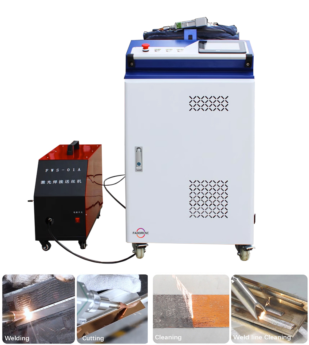 4'ü 1 Arada Fiber Lazer 1000W  - Handheld Laser Welding Machine incelemesi ve fiyatı